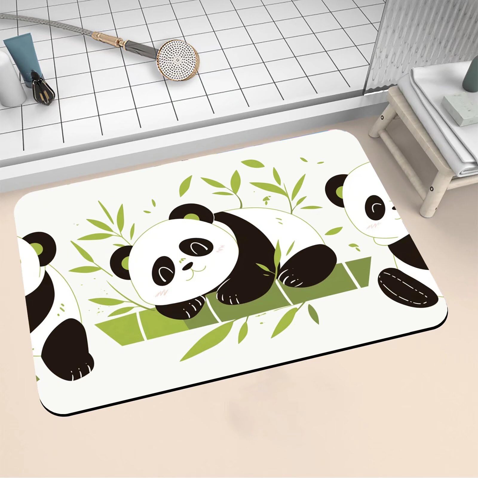 Tapis de bain diatomite antidérapant pour éviter les glissades sol