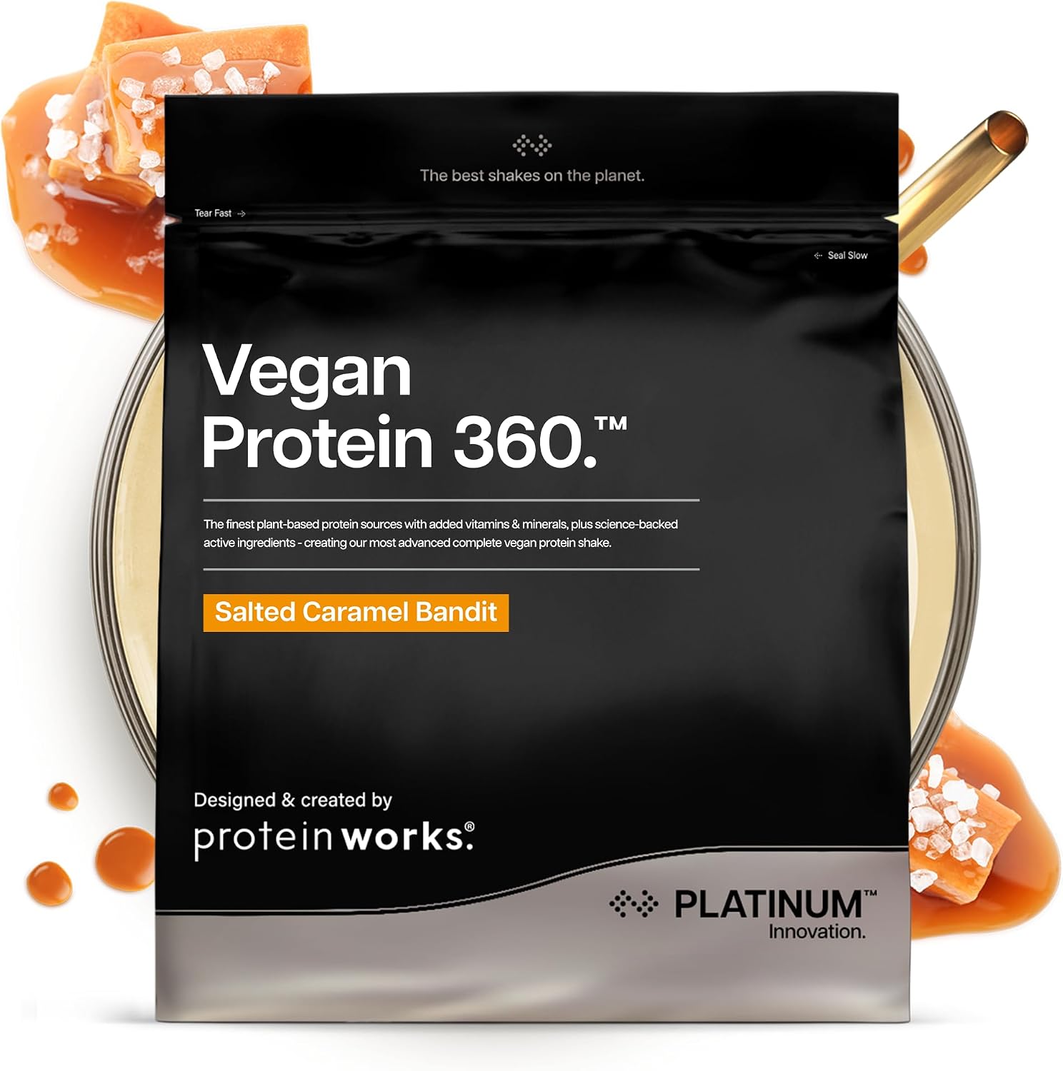 The Protein Works Vegan Protein Extreme Powder Salted Caramel 2 kg
