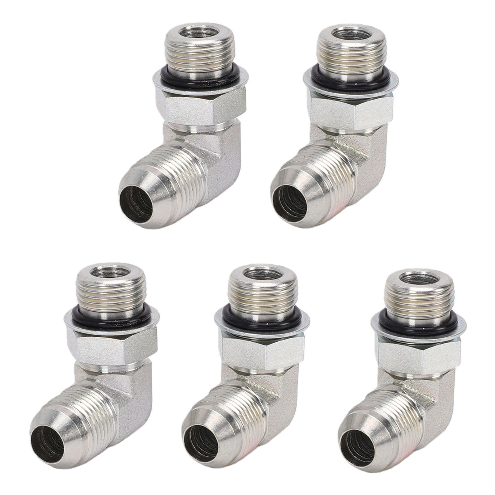 Codo macho SAE ORB de 1/4 para reparar fugas y optimizar espacio en circuitos hidráulicos
