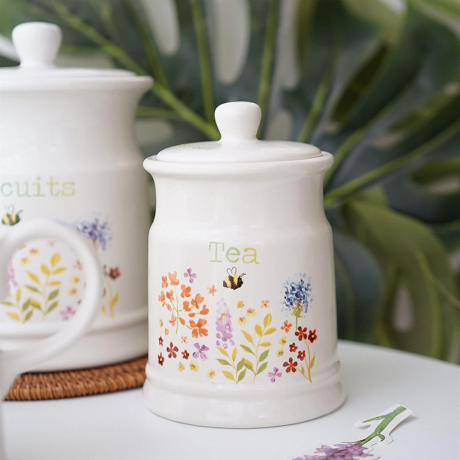 Sugar Bowl ,sugar pot, Sugar Bowl with Lid , Creamer And Sugar Sets, Cream And Sugar Pot, Creamer Jug Sugar Jar, Coffee Serving Set, Cream Pitcher -Floral-Sugar Bowl (Color : Floral, Size : Milk Jug a