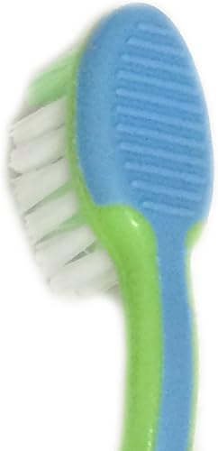 Miniatura 6 de Paquete de 4 cepillos de dientes para niños pequeños, color azul, morado, verde, cerdas extrasuaves, fácil agarre, sin BPA, con base de succión y