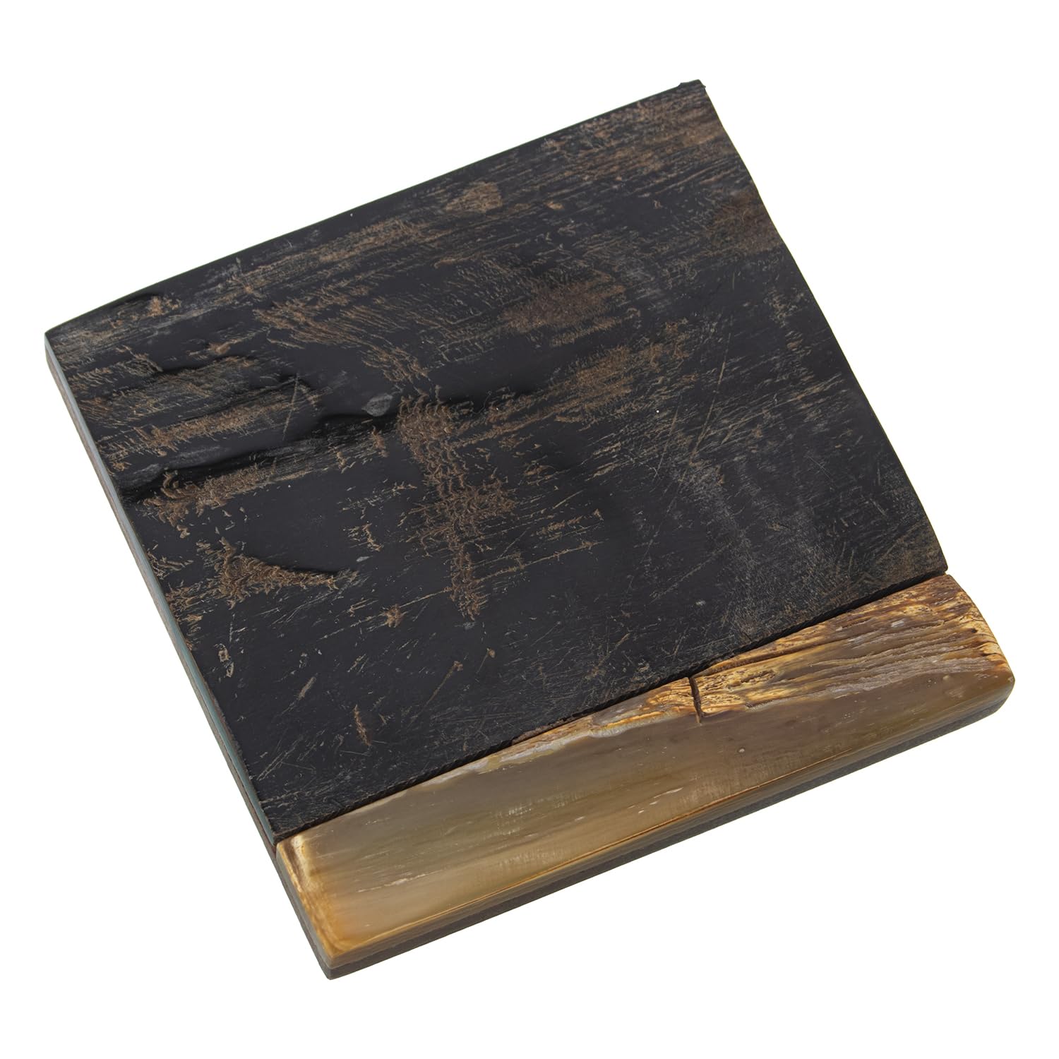 Dessous de verre en os 10x10cm set de 4 pour apéritif convivial terrasses
