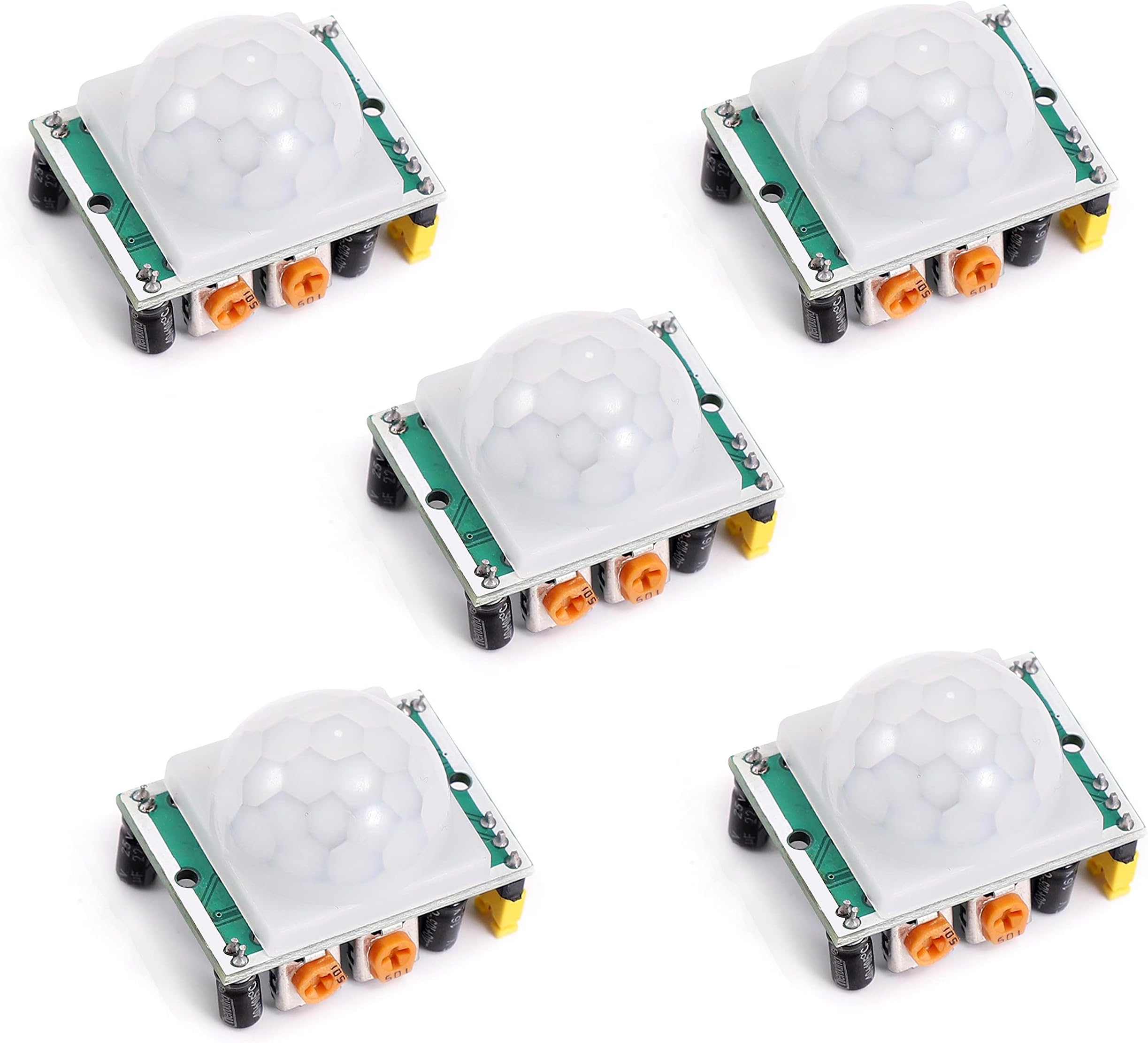 Songhe HC-SR501 Human Body Infrared Motion Detector Sensor Module PIR Infrared Sensor for Arduino Raspberry Pi 5PCS