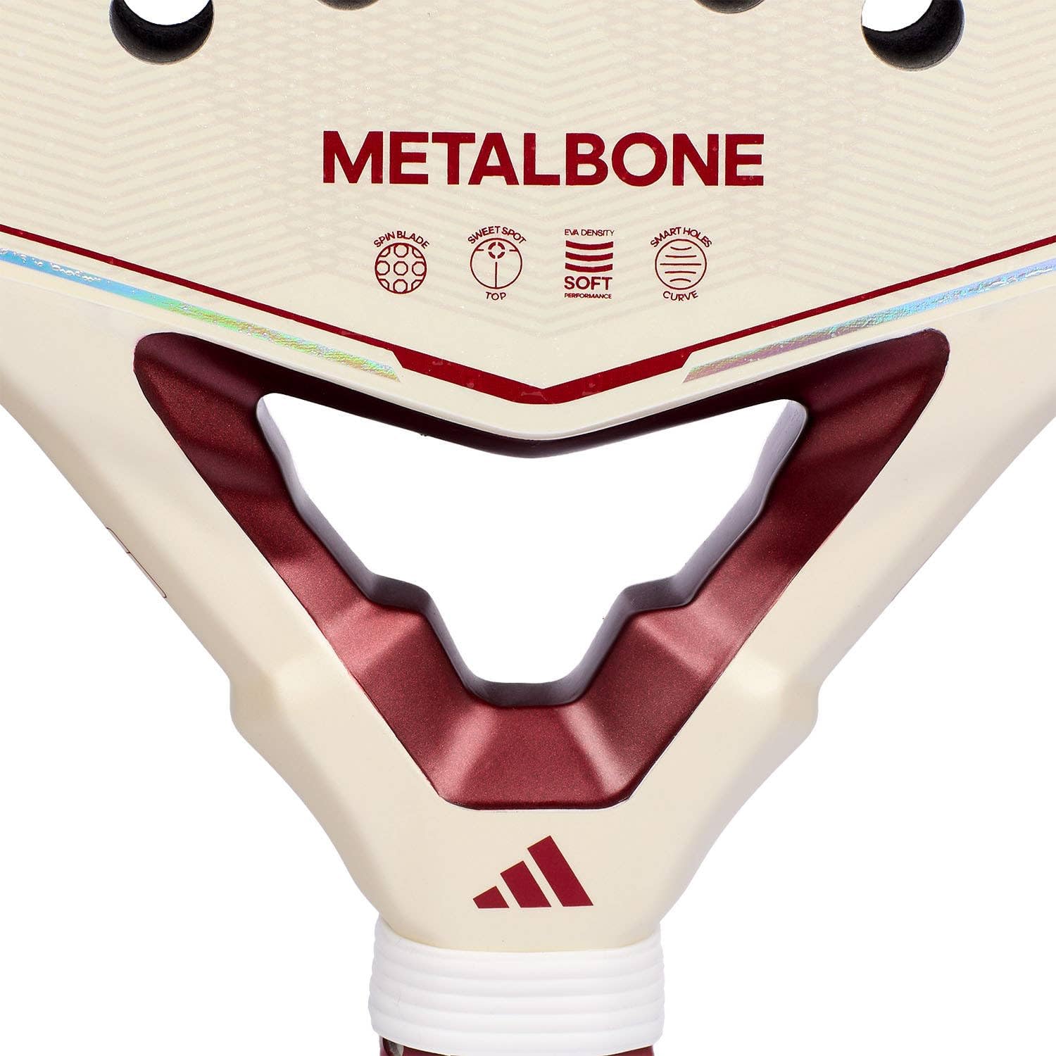 Adidas Metalbone Reserve 2026 Racchetta da paddle a forma di diamante, gomma EVA soft performance, fibra di carbonio alluminzed 16 k