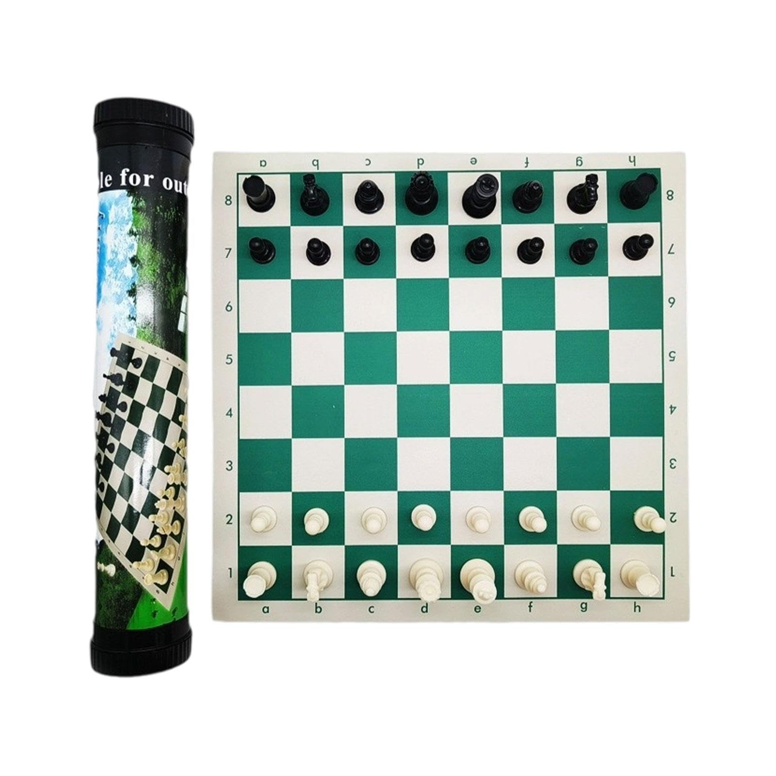 Échiquier Réglable avec Tube De Rangement pour Voyage Facile,52cmx8cmx8cm