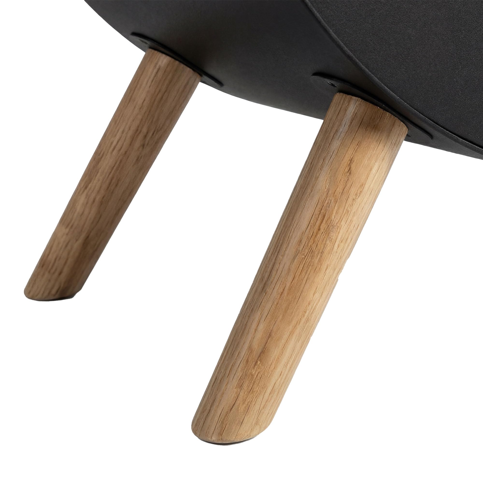 Frankystar Venere Camino da Pavimento 60x72x30 cm cdi Design da Interno Piedi in Legno di Pino Nero