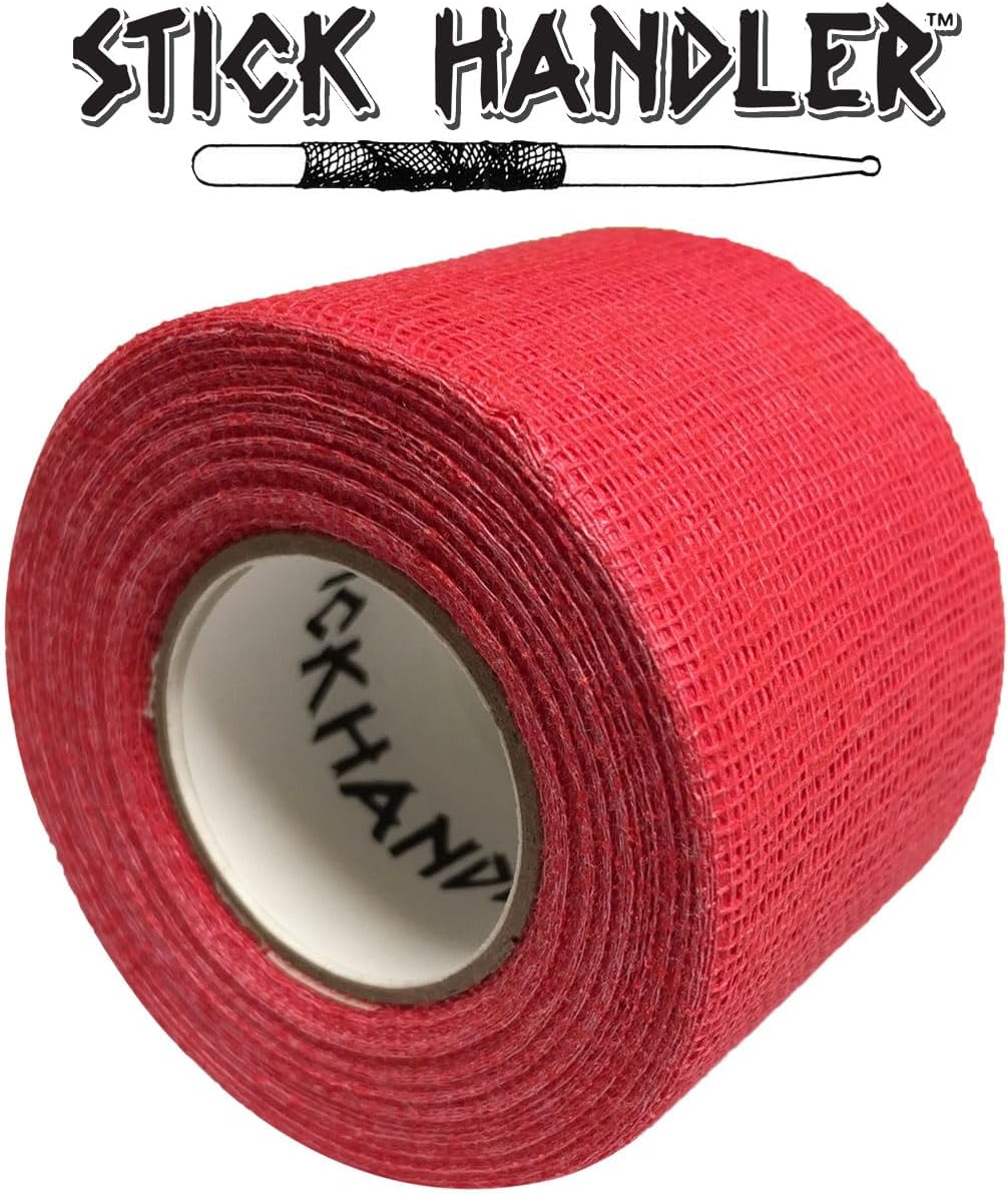 STICK HANDLER Professional Drumstick Grip Tape Pro Pack (Red | Two Pack)