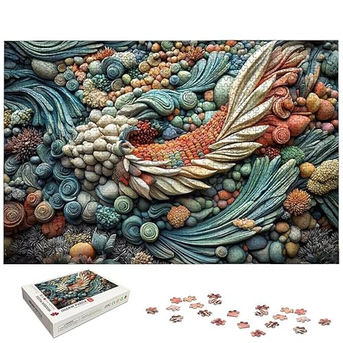 ���ۓI�� �p�Y�� 1000�s�[�X ��l���� �F �W�O�\�[�p�Y�� �ؐ� Puzzle (75x50cm) ����������t�� �]�g�� ��l���� ��� ���� ��H�|�i Puzzle �z�[���f�R���[�V�����ɍœK�A�����ւ̃M�t�g�A�j���ւ̃M�t�g�AHome Deco