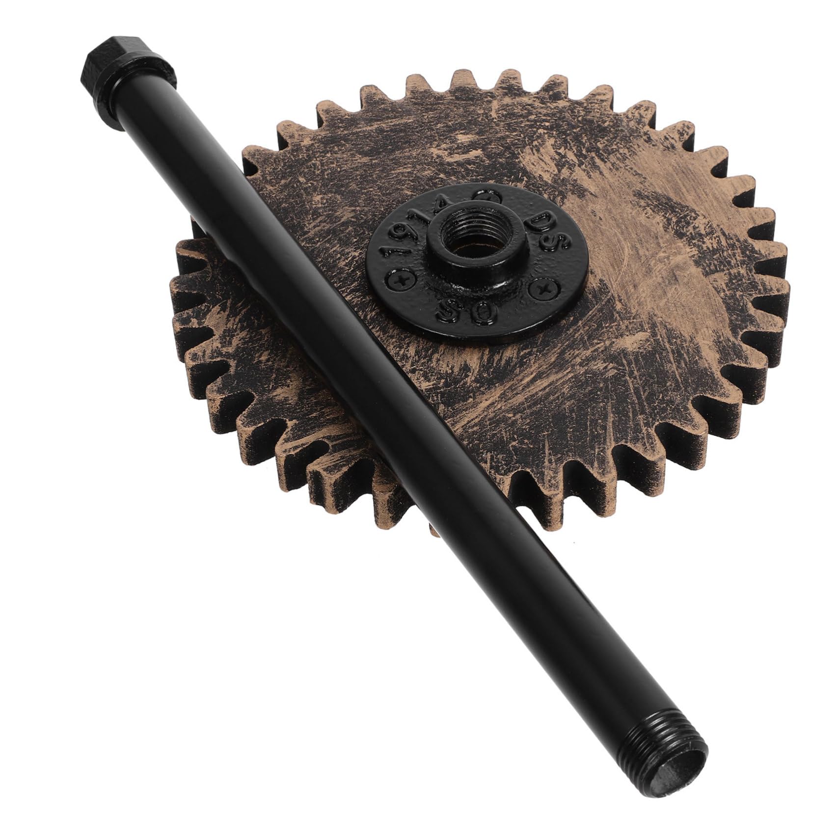 Holibanna Rustic Countertop Paper Towel Holder Vintage Industrial Pipe Design for Kitchen Bathroom Bar Heavy Duty Standing Roll Holder with Stylish Water Pipe Shape