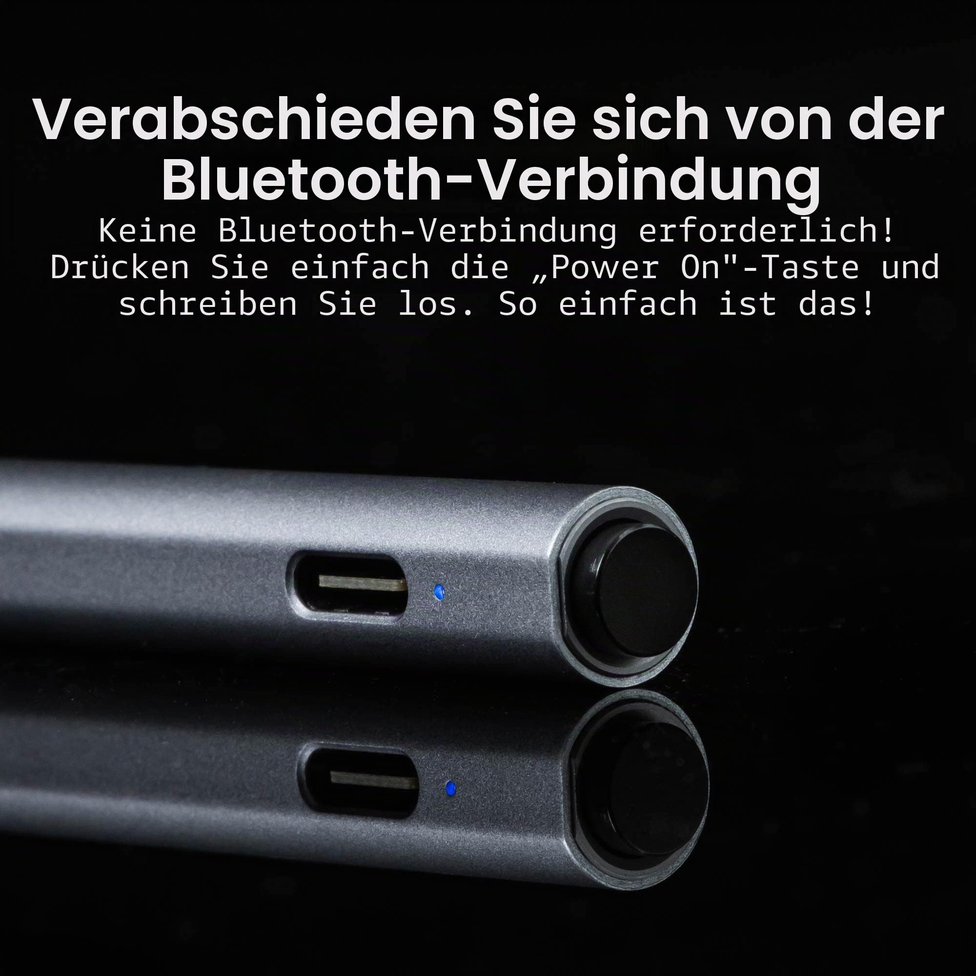adonit Neo Stylus Apple Digitaler Stift wiederaufladbar Spacegrau