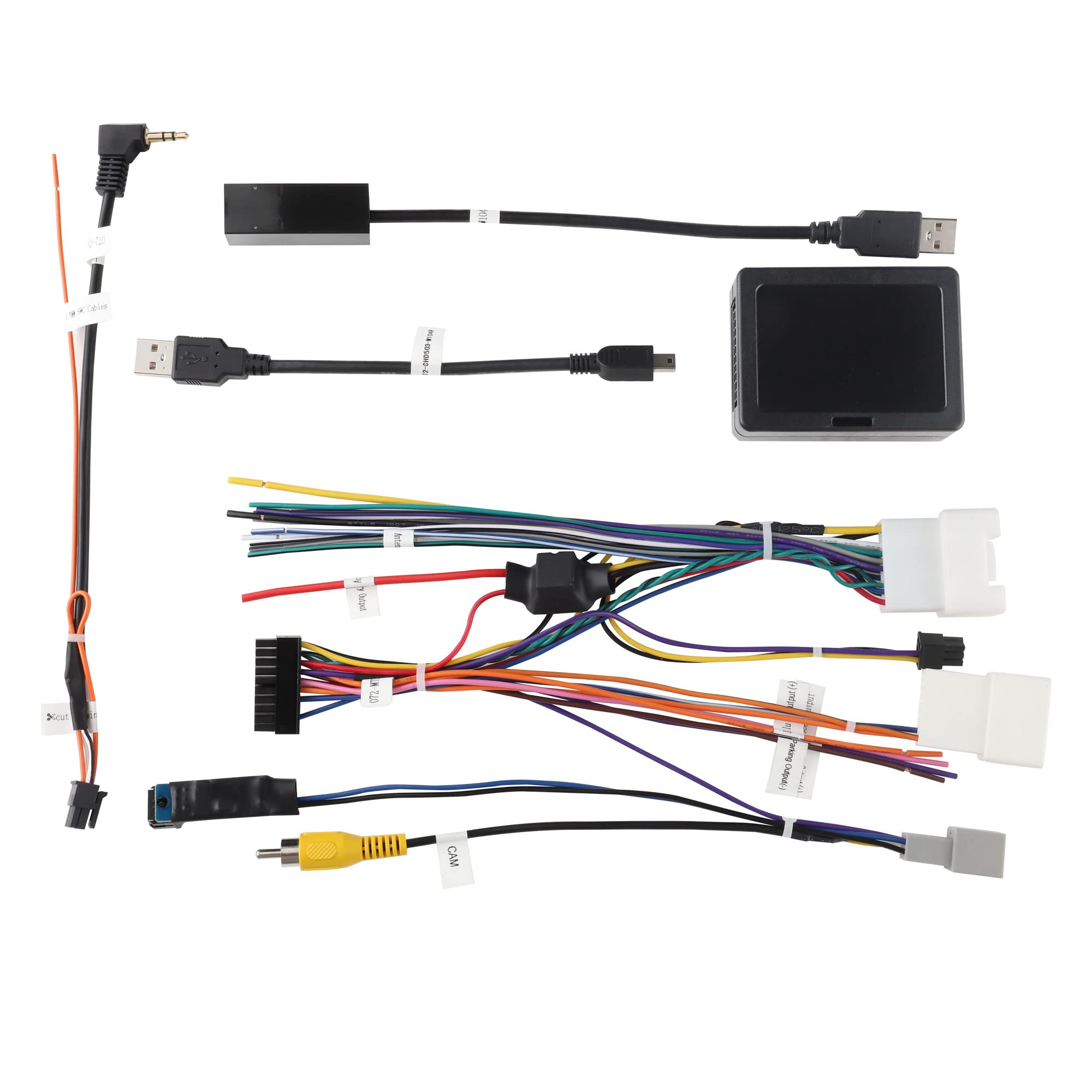 Buy NuIth Radio Replacement Interface Adapter Steering Wheel Control Backup Camera Retention