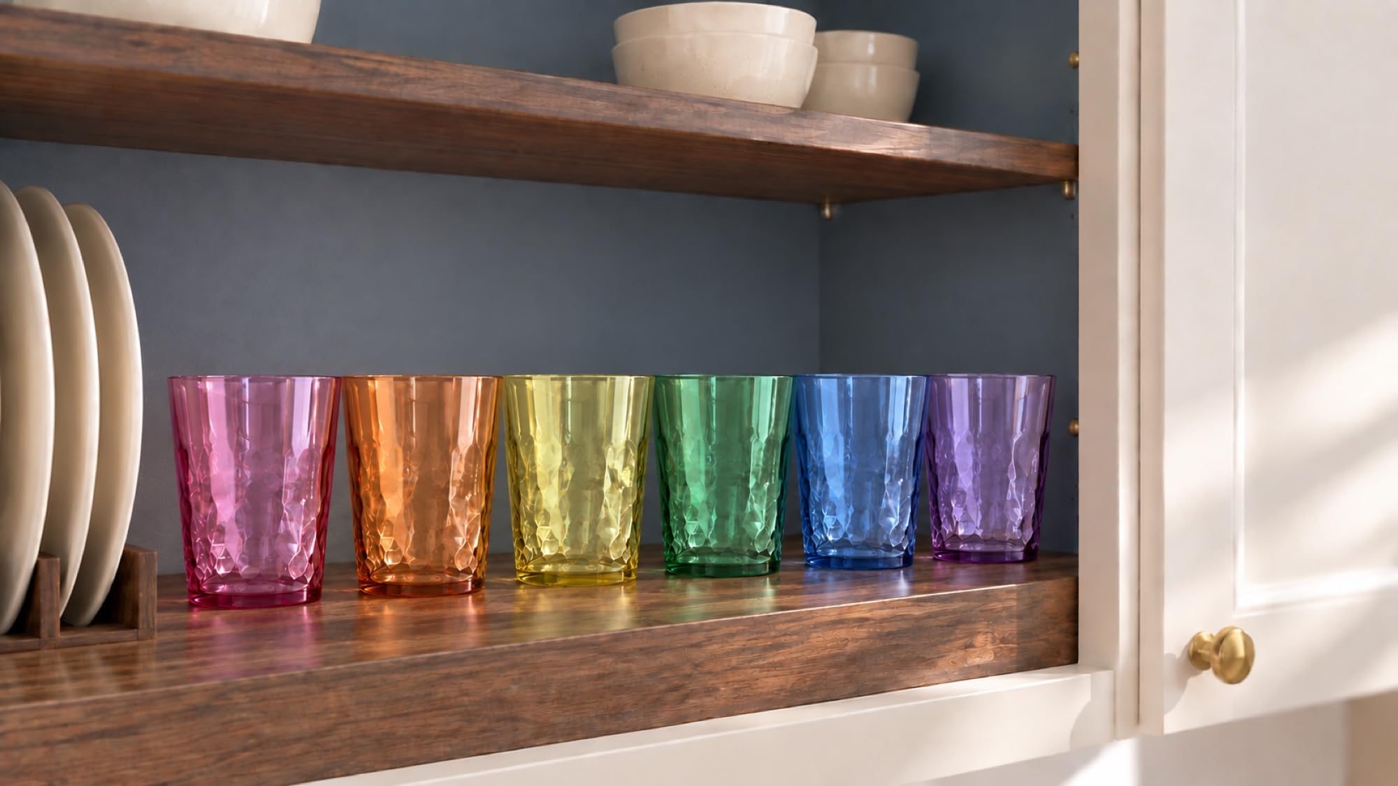 Premium Drinking Glasses - Set of 6 (Unbreakable) -10