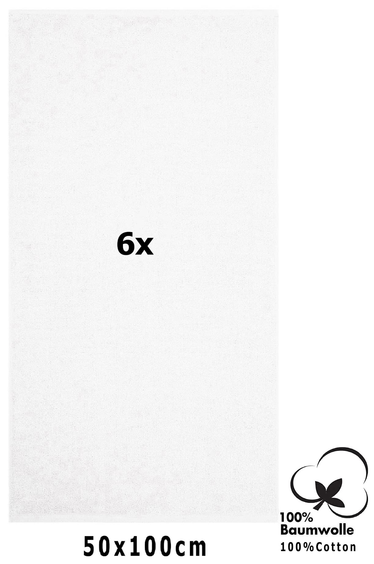 Betz Berlin 6-pack handdoeken set handdoek afmeting 50x100 cm Betz Berlin 6-pack handdoeken set handdoek afmeting 50x100 cm