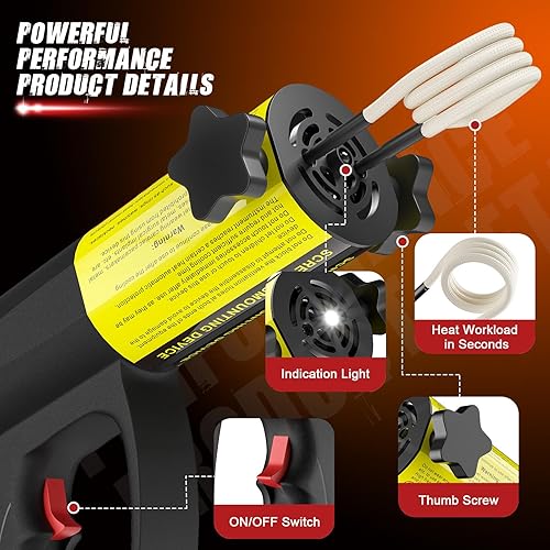 Miniatura 3 de Eliminación de pernos del calentador de inducción, kit de calentador de inducción magnético de 1500 W 110 V con 4 bobinas, calentador de mano para