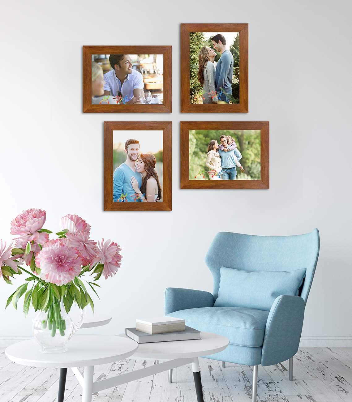 Art Street Wall Collage Photo Frame Timeline (Brown, Set of 4)||5X7 Inches. (B07SL2PKG5) Amazon Price History, Amazon Price Tracker
