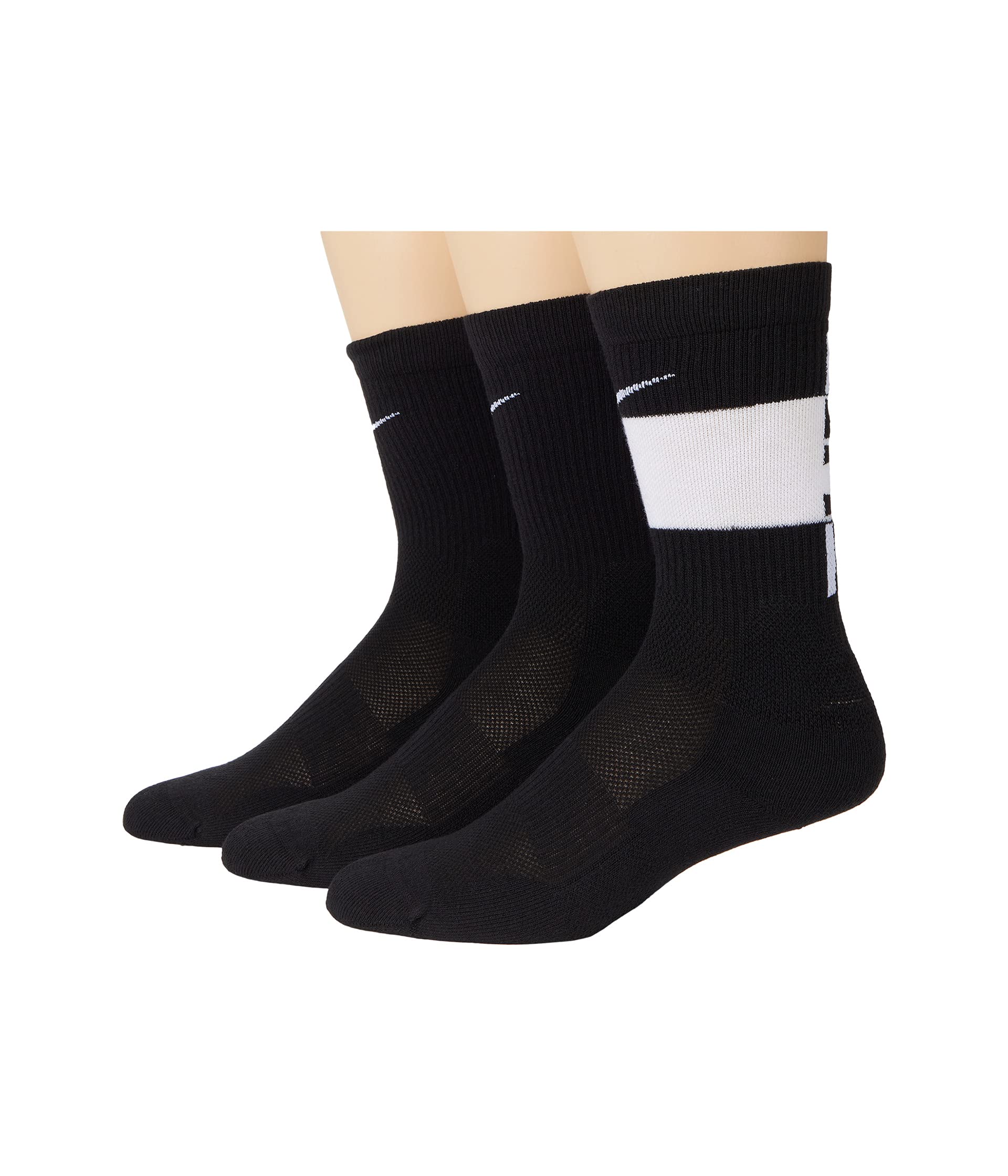 Nike Kids Elite Crew Socks 3-Pair (Little Kid/Big Kid)