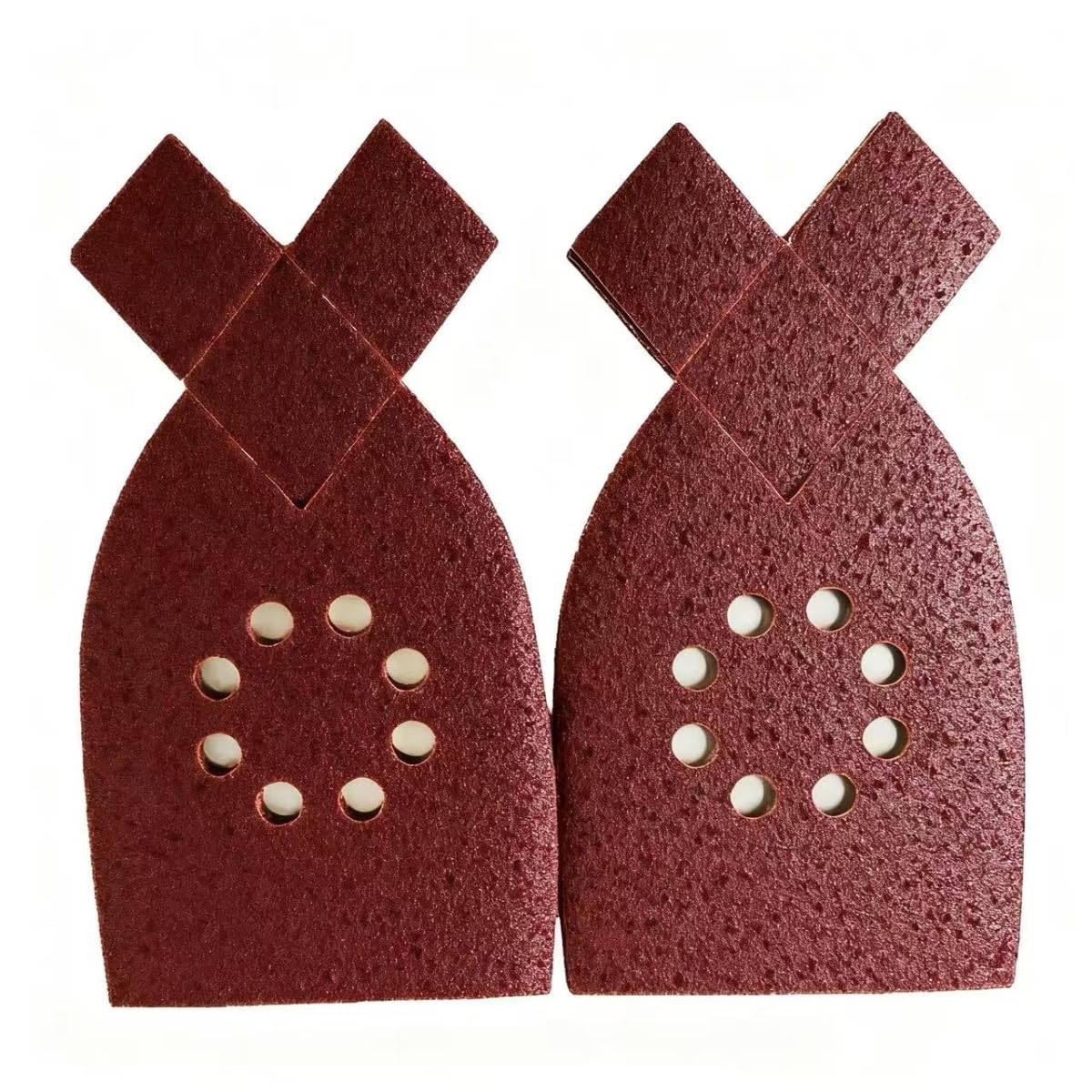 30pcs 40 Grit Sanding Pads Large Mouse Detail Sander Sandpaper 8 Holes Hook and Loop Mouse Sander Pads for Black and Decker KA220G KA230 Mega Mouse