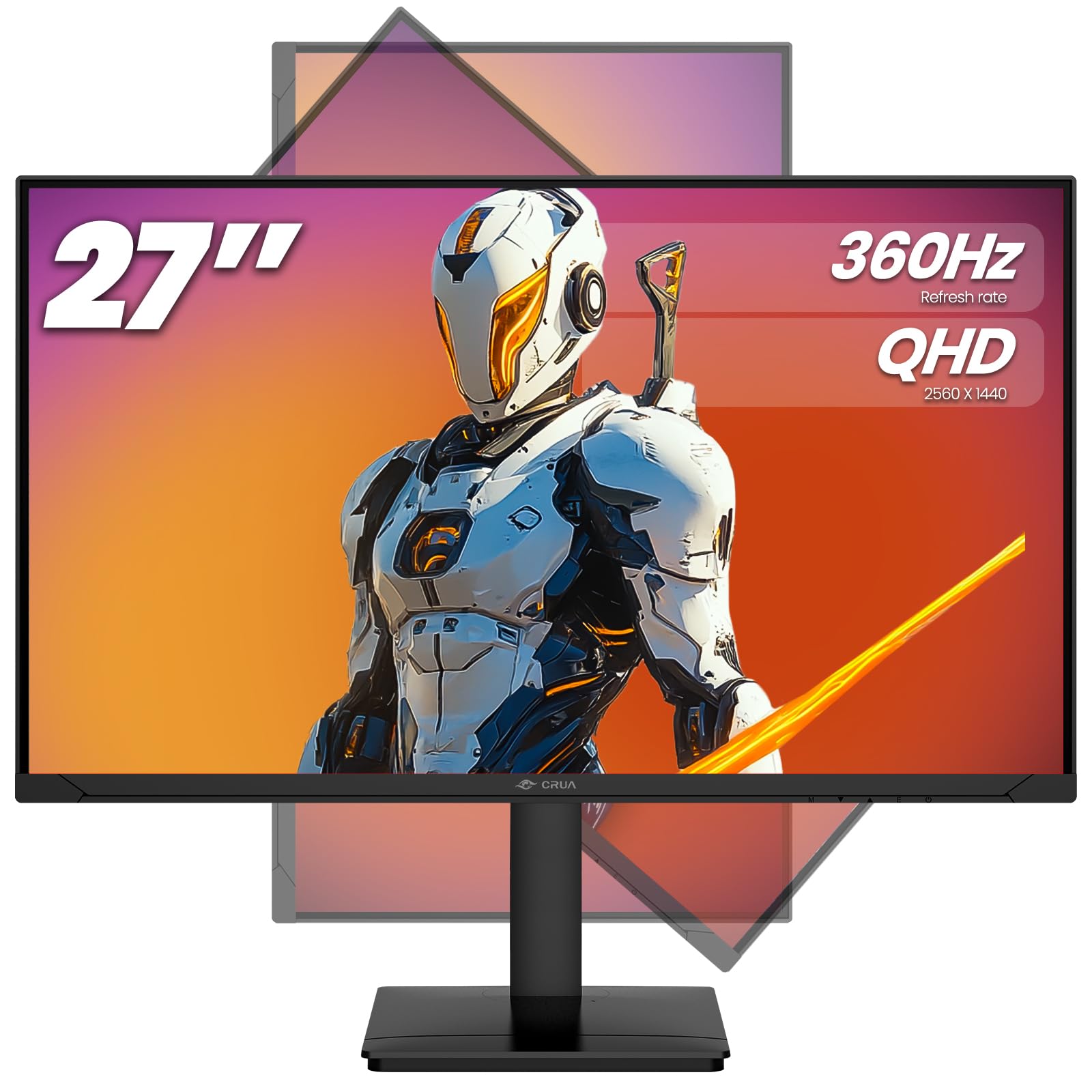 Crua 27 Inch Curved Monitor 144hz 1440p Crua 27inch Gaming Monitor