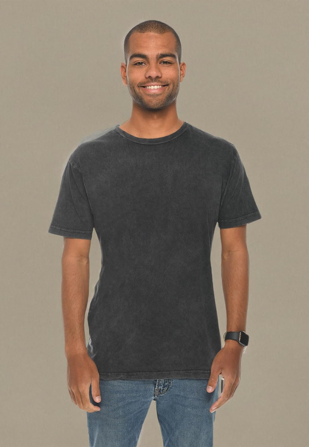 Lane Seven Unisex Vintage T-Shirt L Black - Image 5