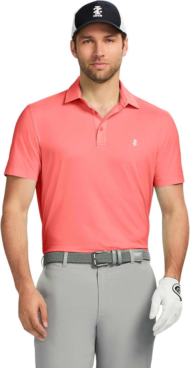 Izod Mens Swingflex Performance Mesh Polo