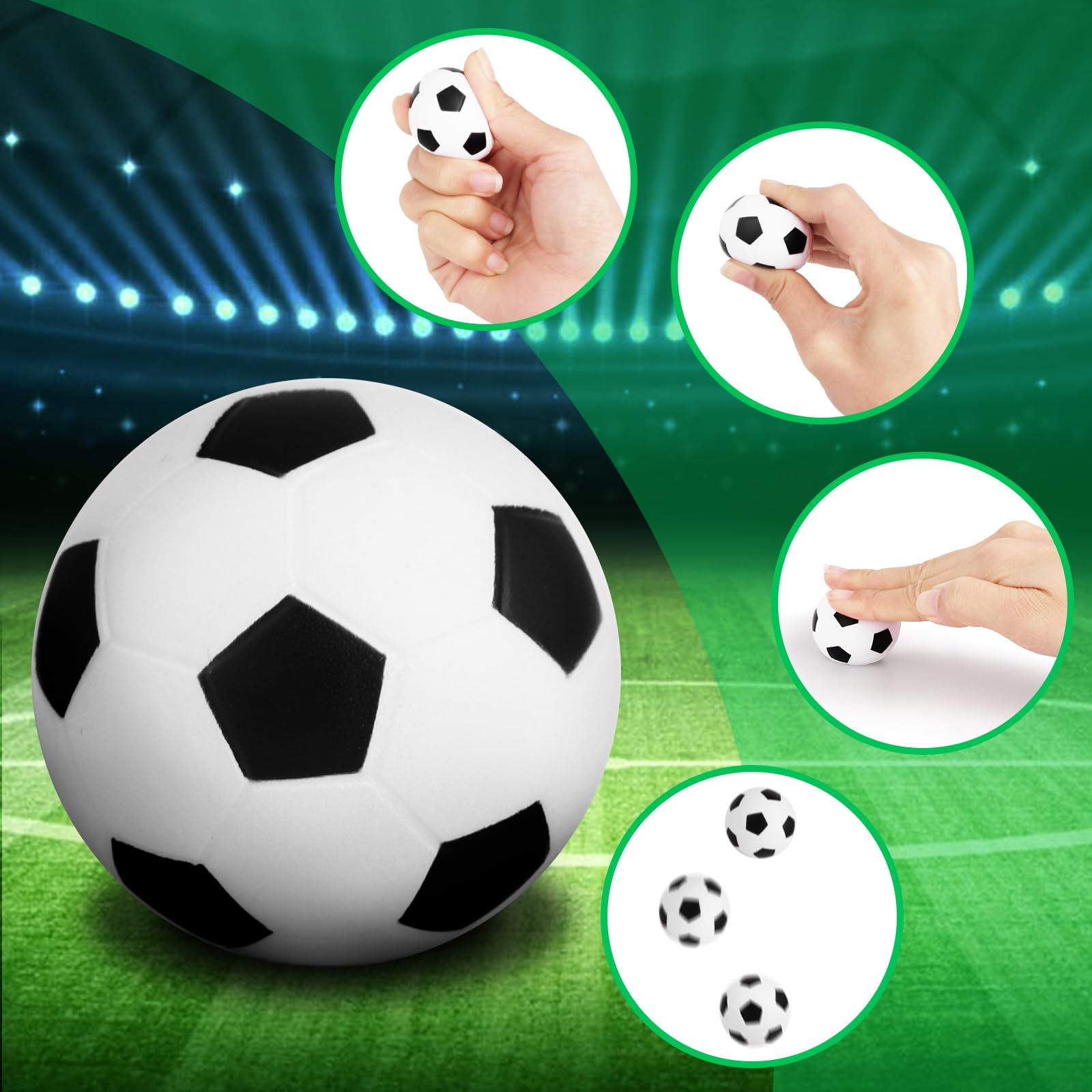 Snapklik.com : Mini Soccer Stress Balls 20 Packs Mini Soccer Foam Small ...