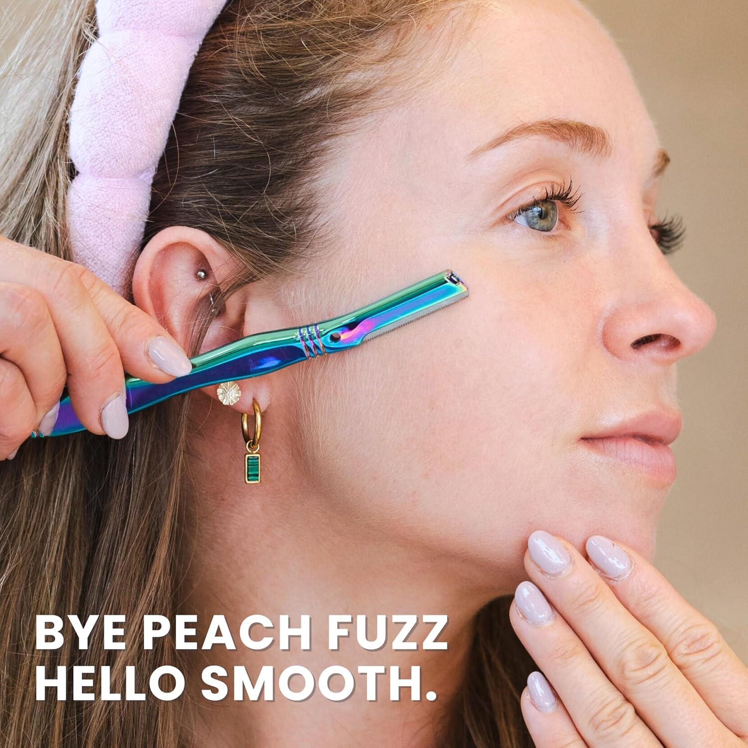 Juego de 20 cuchillas de repuesto para maquinillas de afeitar dermaplaning, envases de recarga para cejas, peeling preciso y depilación para una piel suave y radiante, herramientas dermaplane