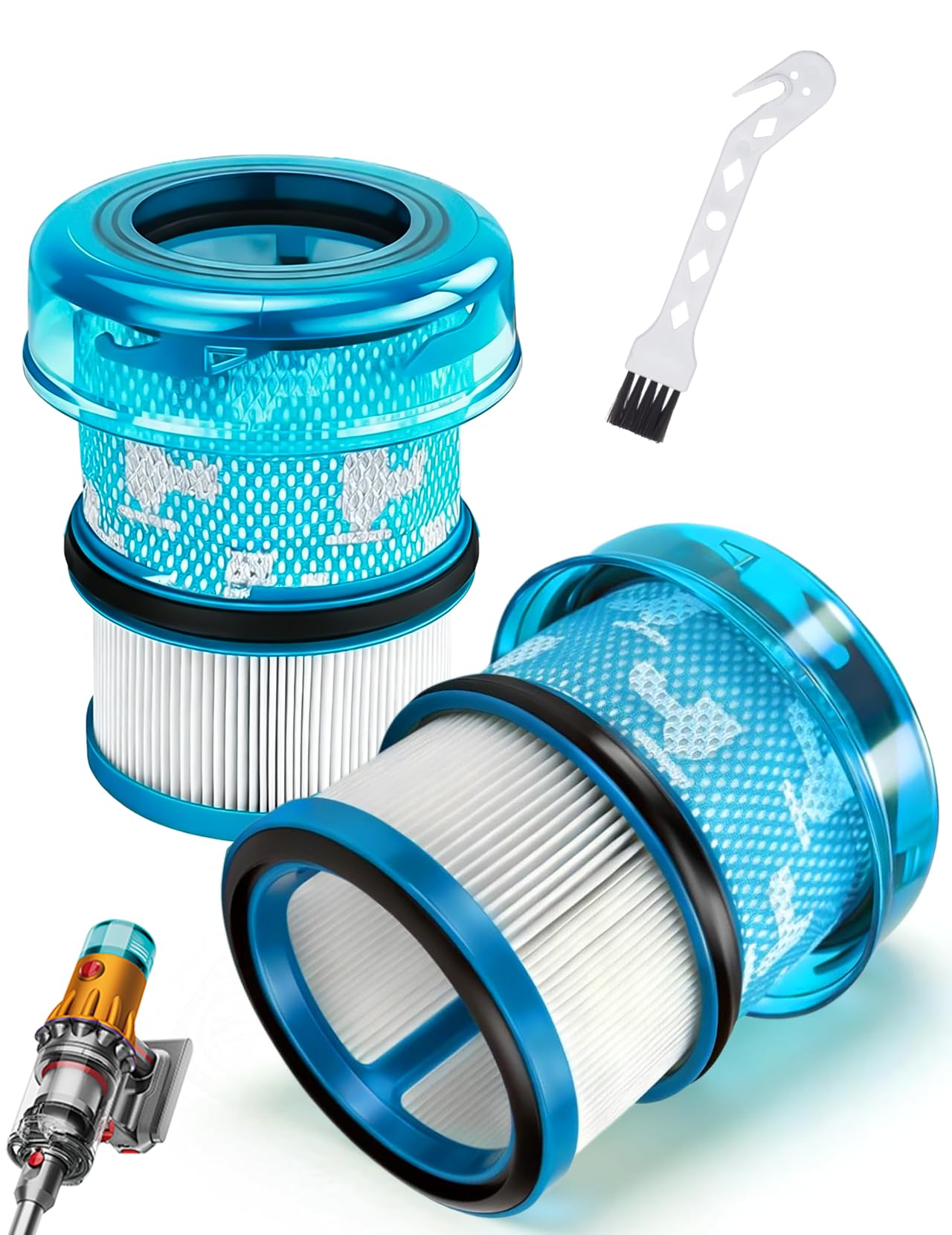 2 sztuki filtra HEPA część zamienna filtr do odkurzacza filtr części zamienne akcesoria do pistoletu Dyson V16 Animal Submarine DS60
