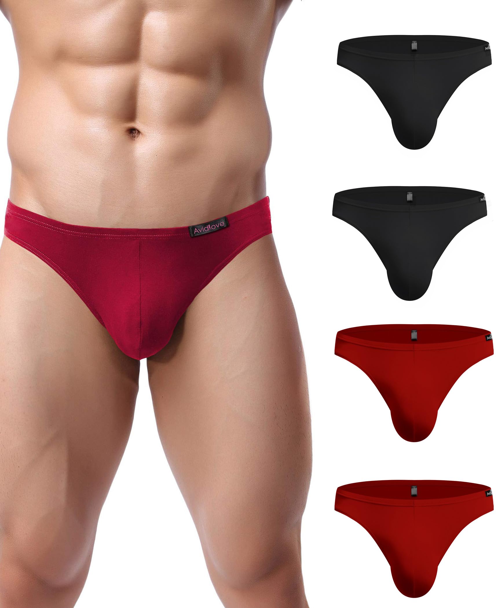 Ropa interior para hombre de micromodal en pack de 4 calzoncillos comodos 8