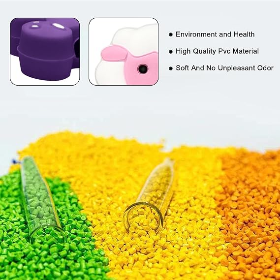 10 Pcs Knitting Needle Stoppers, Knitting Needle Point Protectors Cute Knitting Supplies fit Size 0-5 (2mm-3.75mm) Needles, Knitting Crochet Supplies