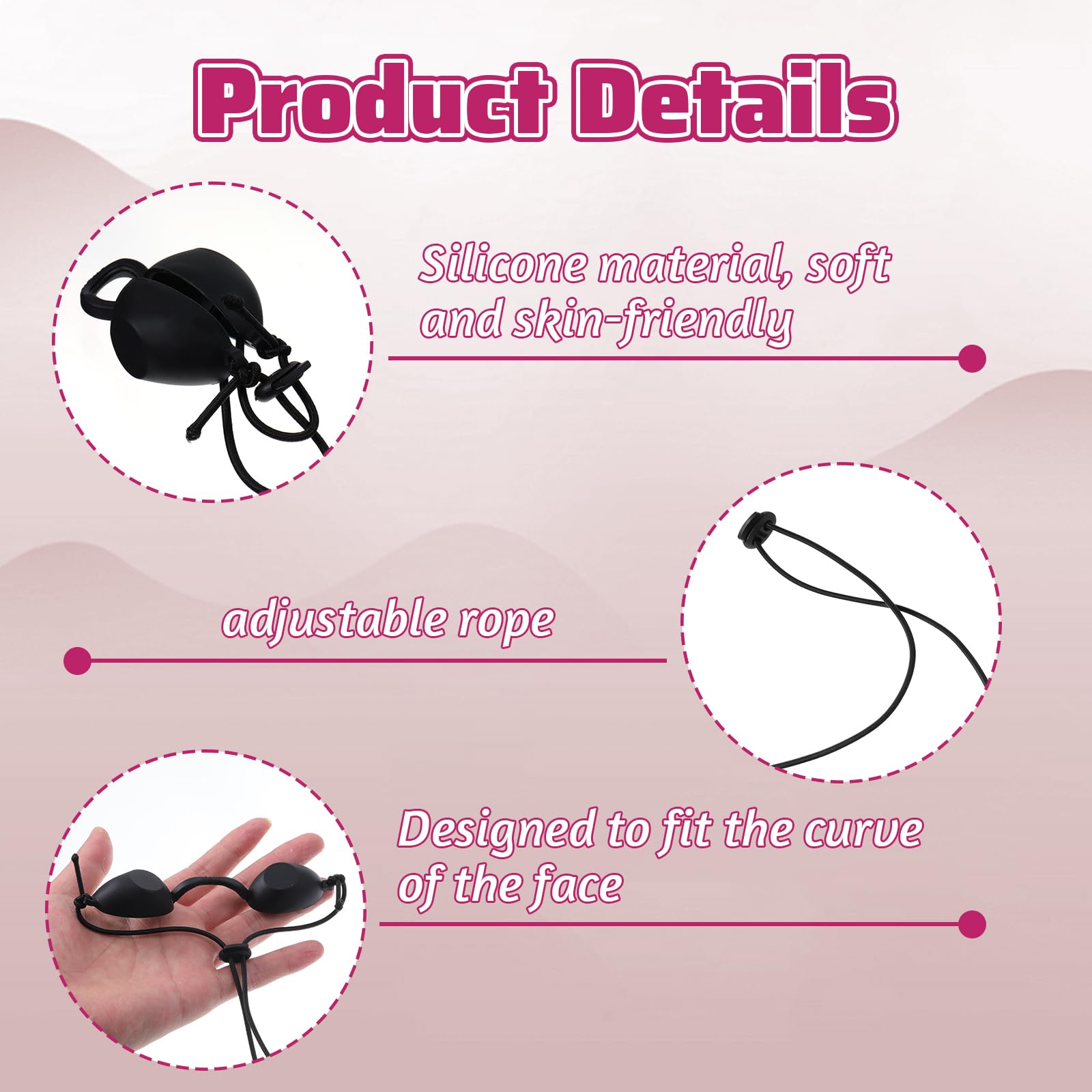 Gafas de solárium, gafas de protección UV, gafas de solarium, gafas de protección solar, gafas para bronceado y pacientes, terapia de luz LED (negro)