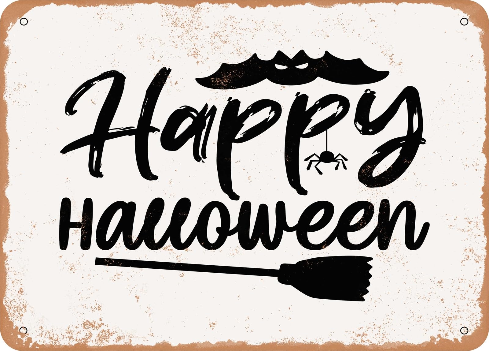 Metal Sign - Happy Halloween6 - Vintage Rusty Look Sign home decor