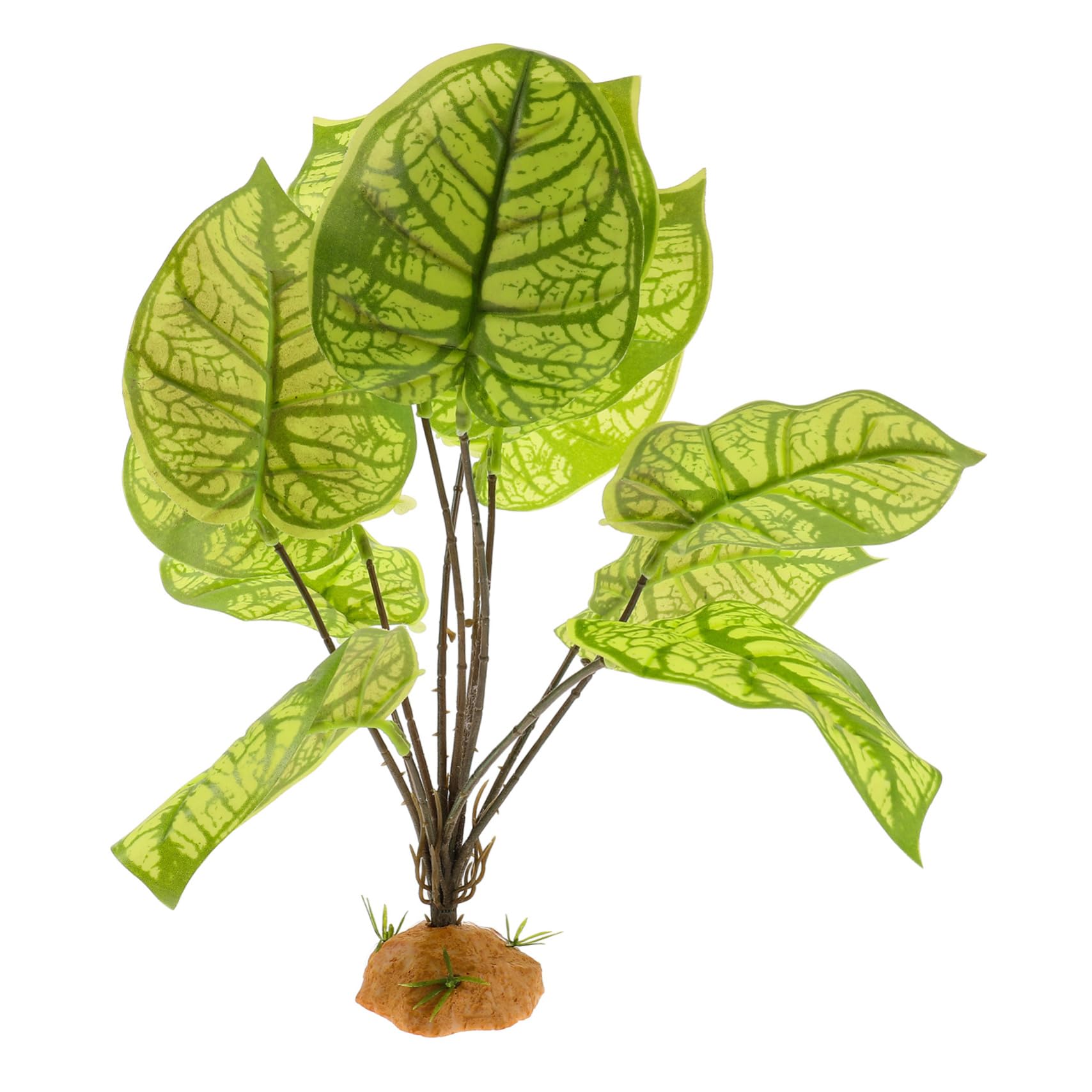 VICASKY Lifelike Reptile Tank Plant Decoration Artificial Ornament for Lizard Snake and Amphibian Habitats for Fish Tank and Home Decor Durable Material