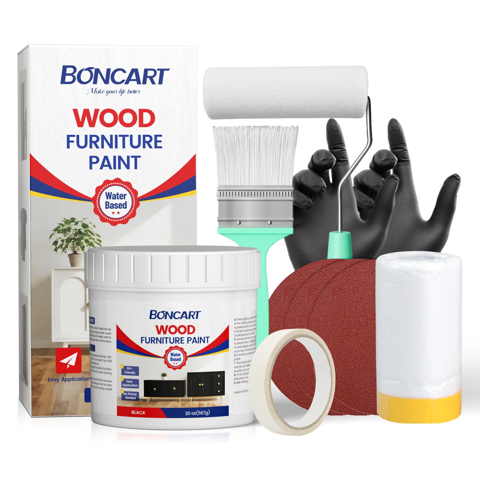 Boncart Wood Furniture Paint Kit