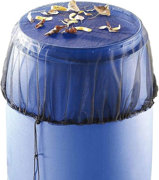 Alacritua Rund Regentonnen Netz Mit Zugband, Abdeckung Für Regentonne