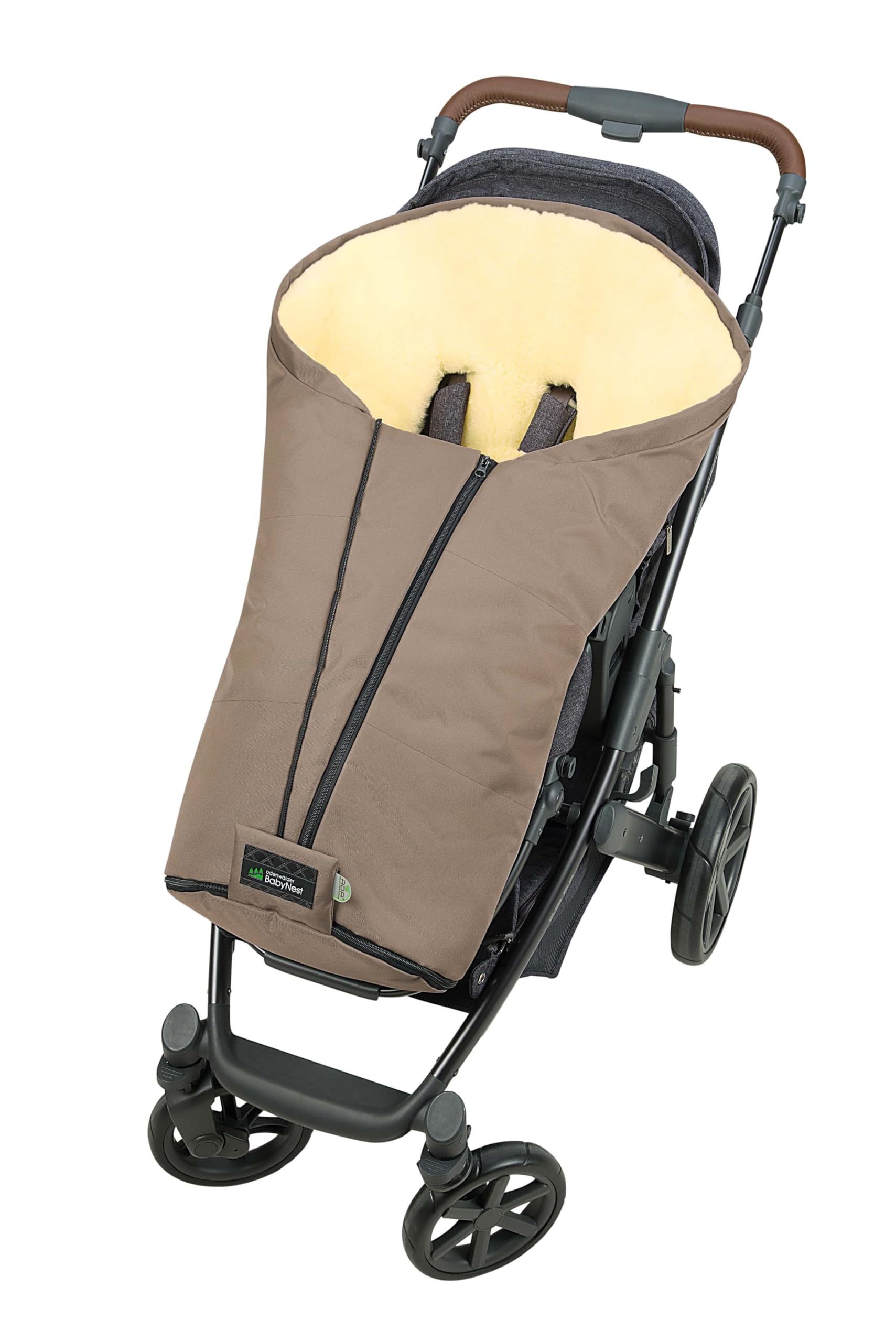 Odenwälder Lammfell Fußsack Winter Baby Kinderwagen | Baby Fußsack Kinderwagen Winter | Fußsack Buggy, Kinder Winterfußsack marine