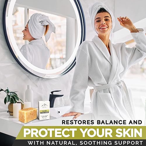 Miniatura 5 de iHeart Fresh Soap Sage and Wild Herb - Espuma hidratante cremosa rica de larga duración - Jabón de lavado facial y corporal para hombres y mujeres -