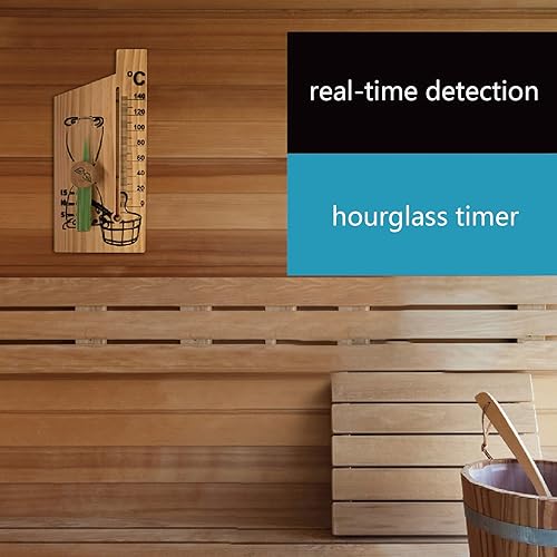 Miniatura 6 de Termómetro de sauna Termómetro digital de alta precisión para sala de sauna Medidor de temperatura Medidor de temperatura Rango de medición de