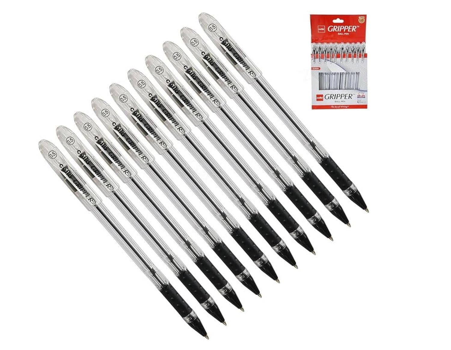 Cello Gripper Ball Pens - 25 Pack -10 Cello Gripper Ball Pens - 25 Pack -10