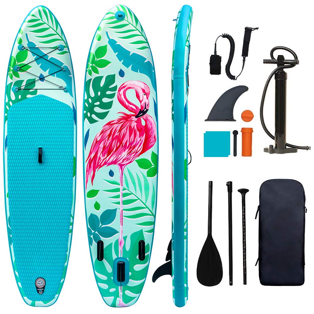 Tabla de surf de remo Tigerxbang SUP, 300 x 71 x 15 cm, 320 x 80 x 15 cm, 6 pulgadas de grosor, accesorios inflables completos
