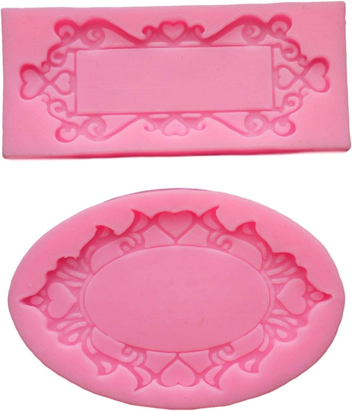 [Ever garden frame sculpture silicon mold / clay / resin / silicon mold / die-cut type (oval)