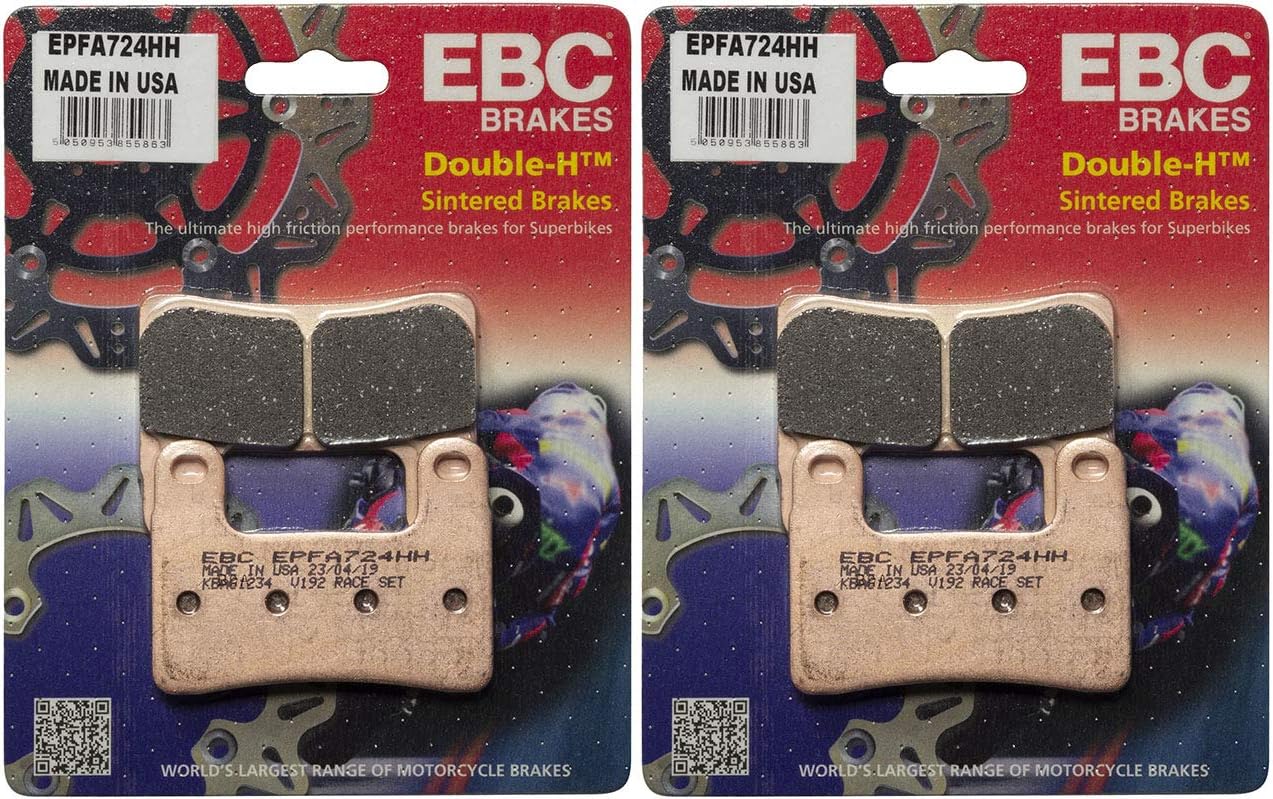 EBC Brake Pads FA724HH (2 Packs - Enough 2 Rotors)