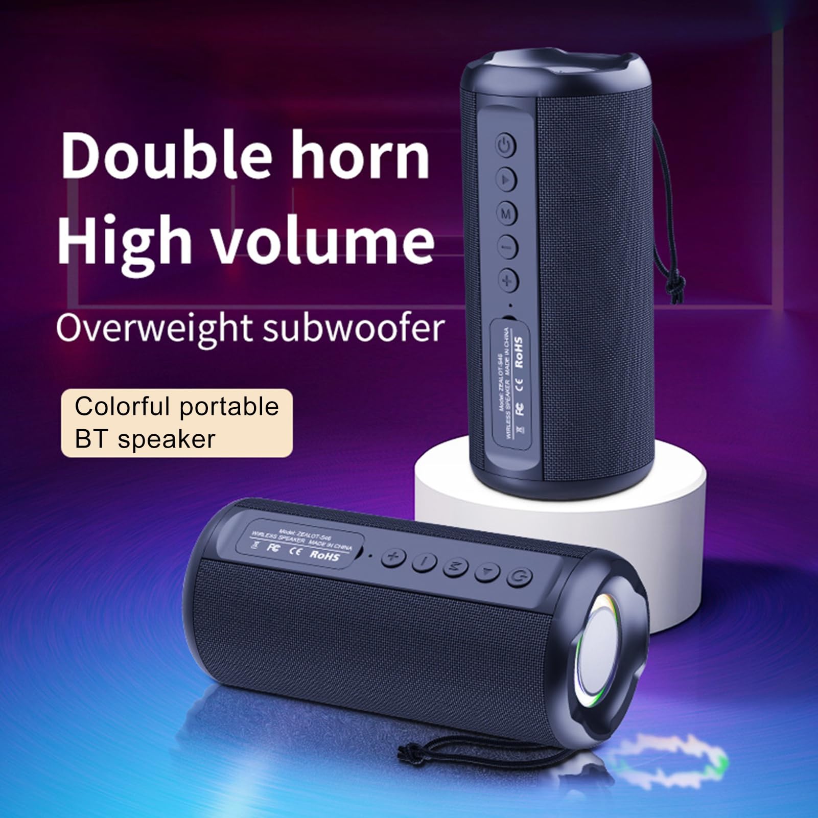 Aoresac Altavoz Portátil Batería Agua