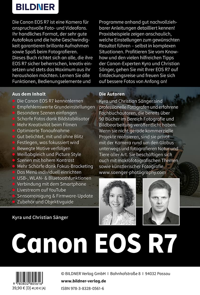 Canon EOS R7: Das umfangreiche Praxisbuch zu Ihrer Kamera!