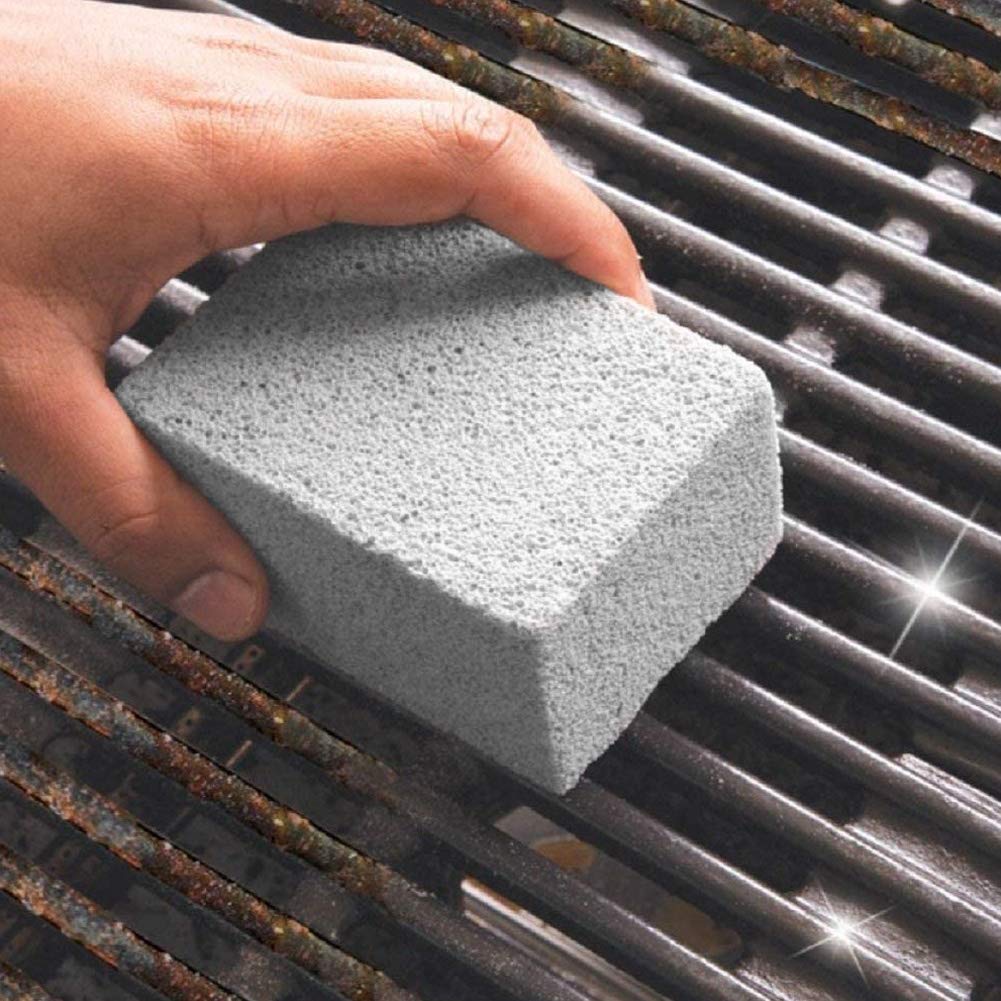 Grill Nettoyage Pierre crêpière Brique Barbecue Ponce Grattoir Brosse 4PCS