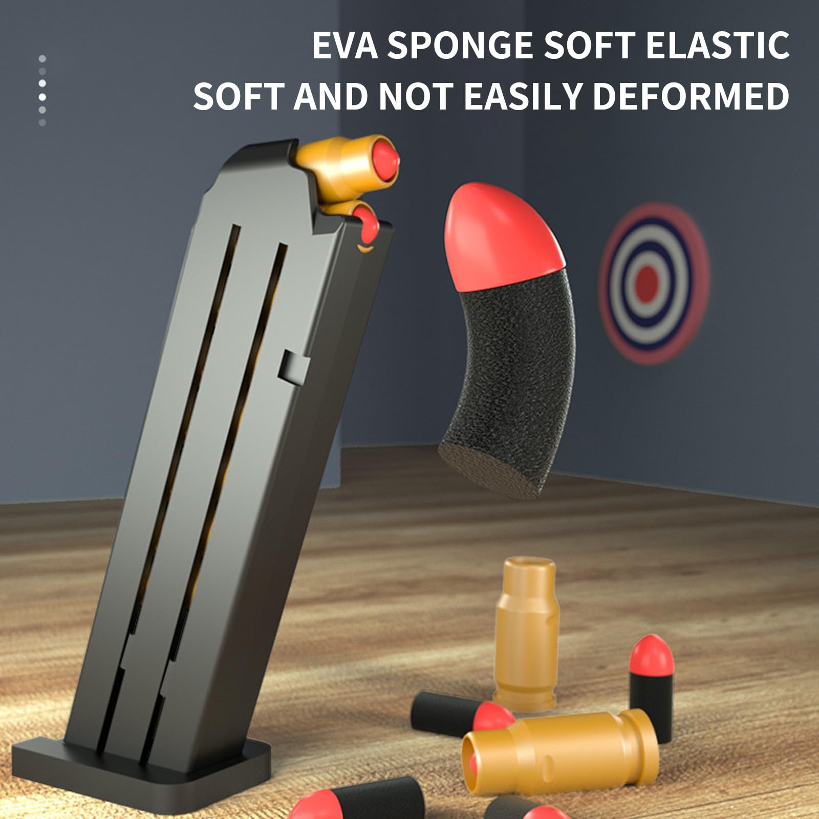 Pistola Giocattolo a Proiettile Morbido,Blaster in Schiuma,Pistole Giocattolo Sparatutto,Giocattolo di Schiuma Blaster,per il Gioco All'interno e All'aperto,Regali di Compleanno per 14+