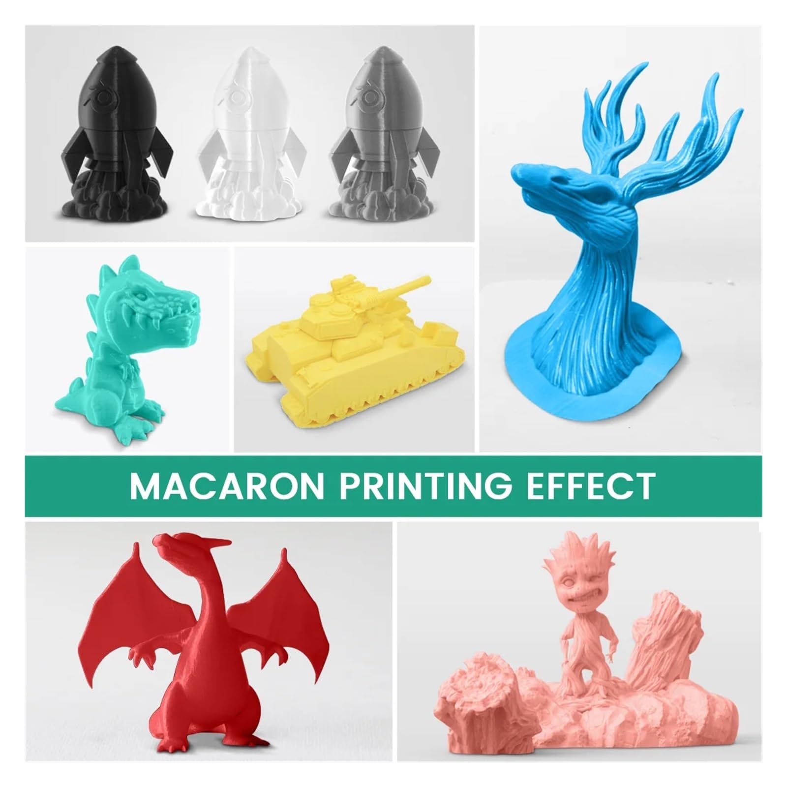 Filamento PLA Meta 3D, 1,75 mm, sin burbujas, color cálido, alta liquidez, impresión rápida, recambio de bolígrafo for niños, impresora 3D FDM de 1KG/2KG Impresora 3D Filamento(PLA-Meta Green 2KG)