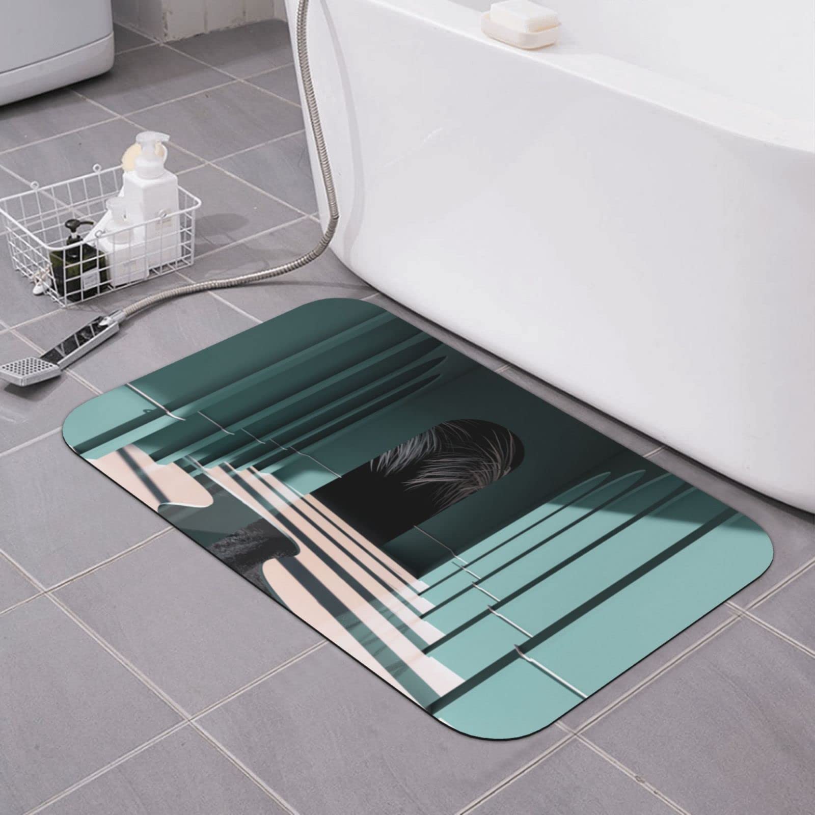 Tapis de bain super absorbant et antidérapant pour éviter les glissades