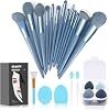 Makeup Brushes 22 Pcs Makeup Kit,Foundation Brush Eyeshadow Brush Make up Brushes Set Blue, 22 Piece Set Large