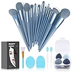 Koccido Makeup Brushes 22 Pcs Makeup Kit,Foundation Brush Eyeshadow Brush Make up Brushes Set (Blue, 22 Piece Set Large)