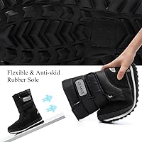 Vista 5 de DADAWEN - Botas de nieve impermeables para mujer